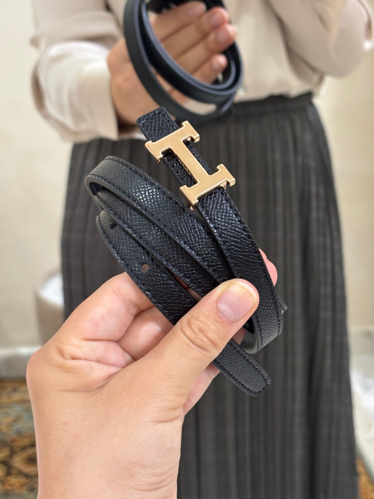 Ceinture H noir