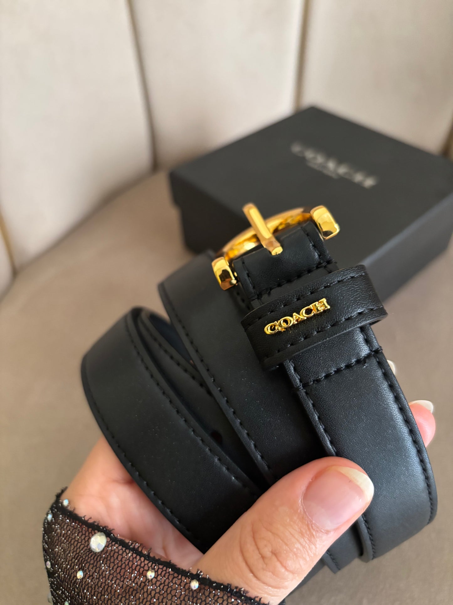 Ceinture C noir