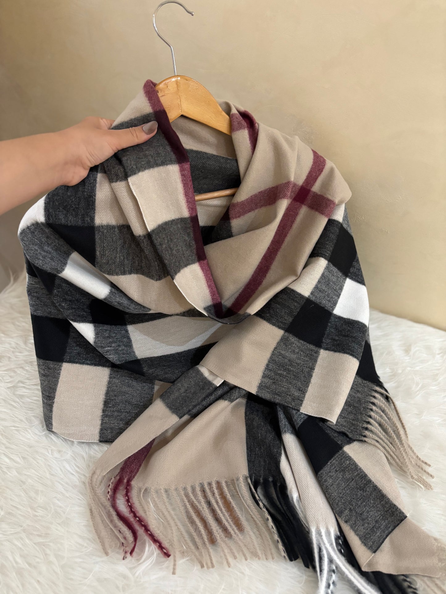 Écharpe Burberry beige