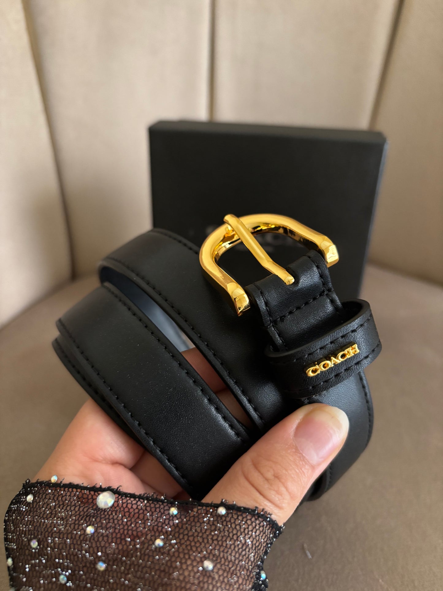 Ceinture C noir