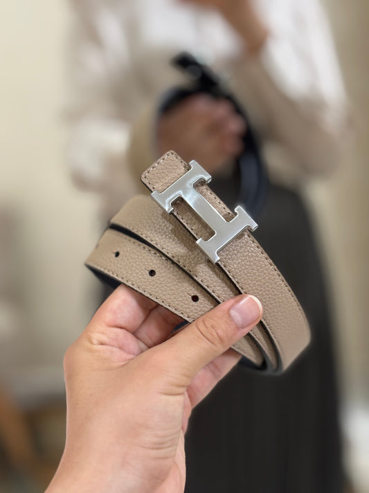 Ceinture H doubles faces