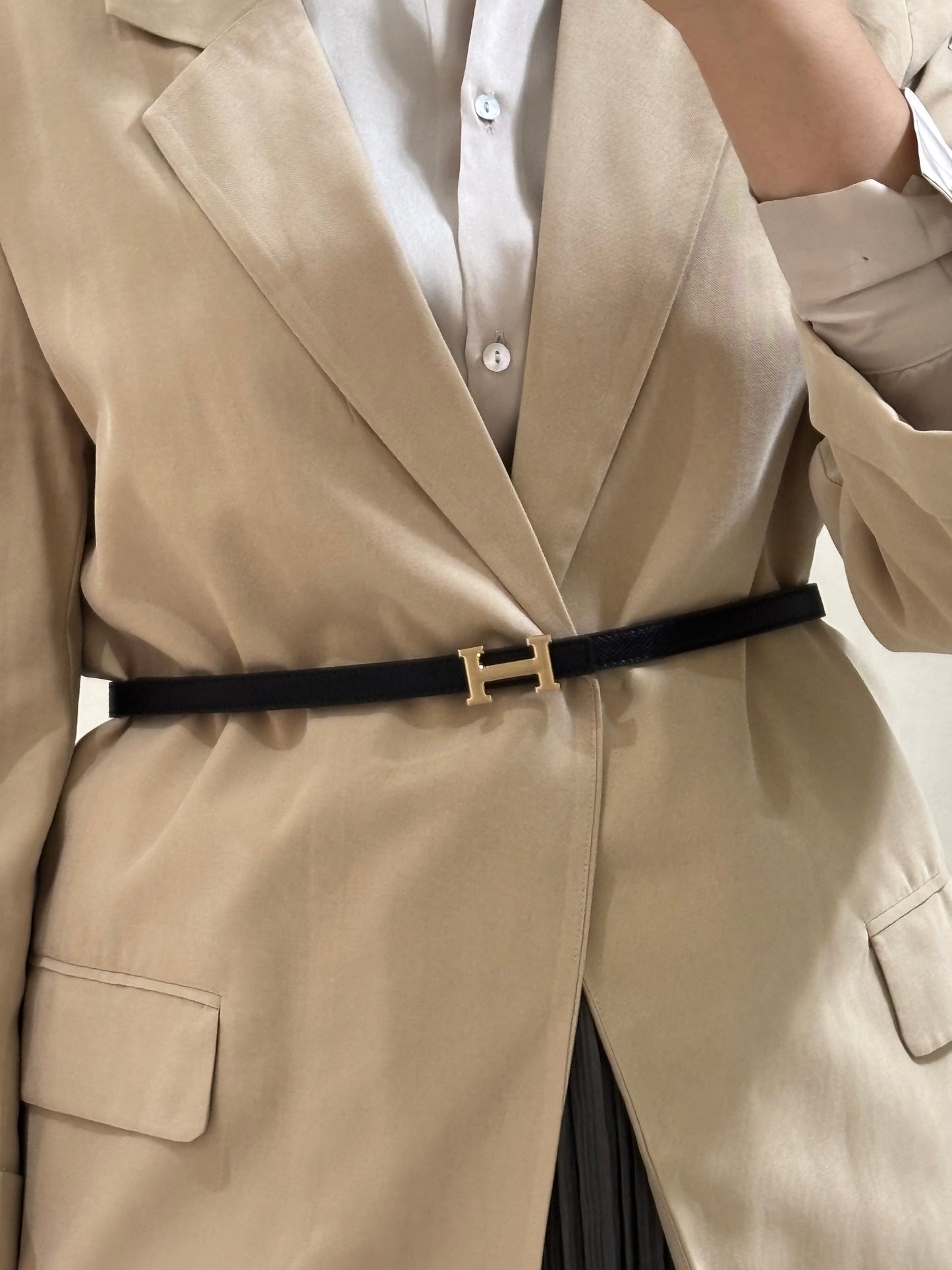 Ceinture H noir
