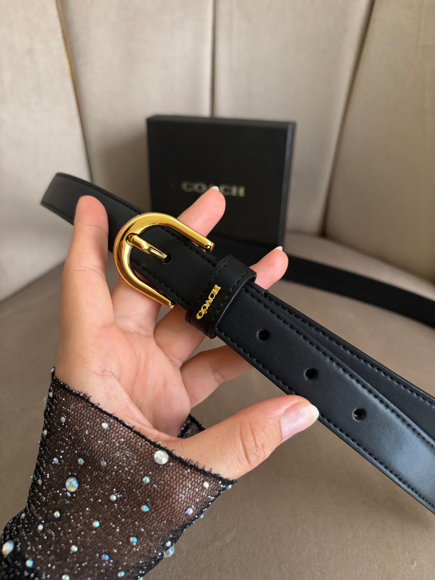 Ceinture C noir