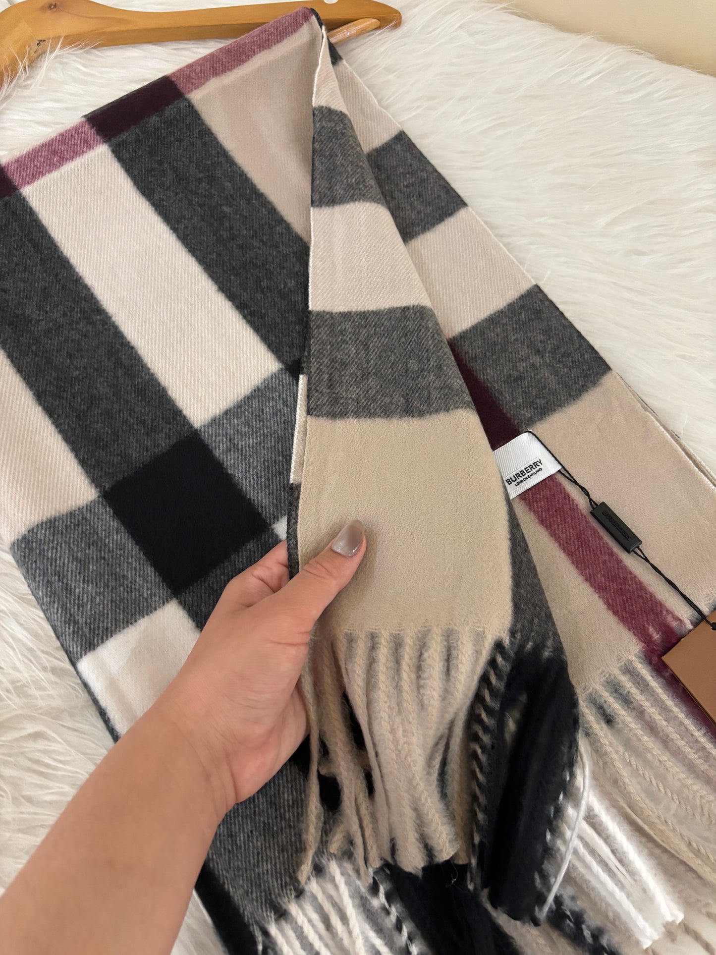 Écharpe Burberry beige
