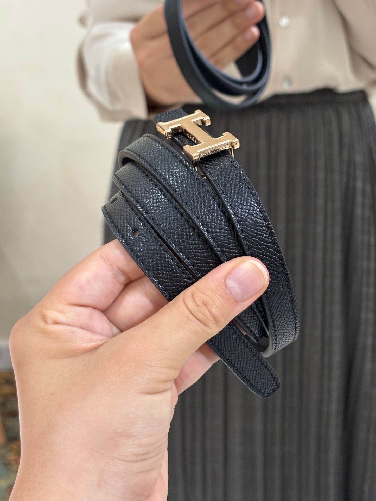 Ceinture H noir